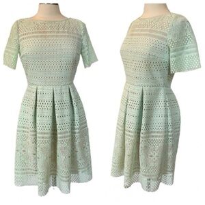 Shoshanna Julieta Lace Dress Spearmint Size 6